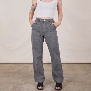 Big Bud Press Work Pants Washed Gray Size M